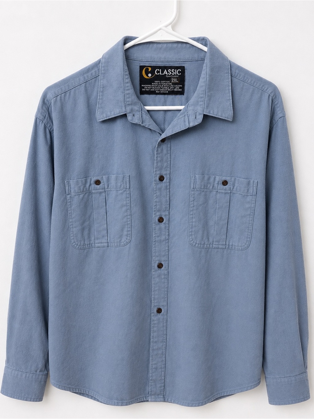⭐️3/$20 C!assic Rugged Wear Men’s 2XL Cotton Work Shirt